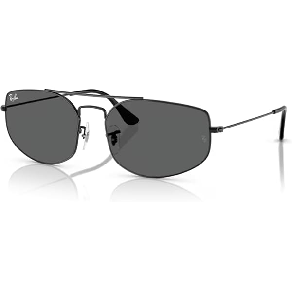 Amazon.com: Ray-Ban RB3845 Explorer 5 Sunglasses, Black/Dark Grey